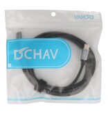 DTECH Câble USB 3.1 C mâle vers C femelle 2 m - DT-2922-2M - Noir