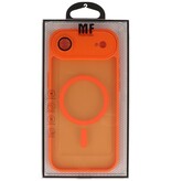 Matte-Transparent with Camera Protector Magsafe Case for iPhone 17 Air Orange