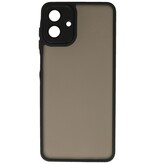 Mattransparent cover med kamerabeskyttelse til Samsung Galaxy A07, sort