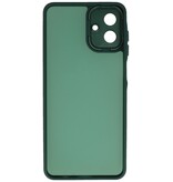 Coque transparente mate avec protection pour appareil photo pour Samsung Galaxy A07 Vert foncé