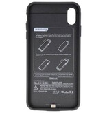 Étui batterie externe pour iPhone XR 5000 mAh Audio Noir
