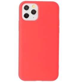 2.0mm Fashion Color TPU Case for iPhone 11 Pro Max Red