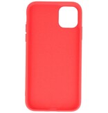 2.0mm Fashion Color TPU Hoesje voor iPhone 11 Pro Max Rood