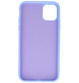 Coque TPU tendance de 2 mm pour iPhone 11 Pro Max, couleur violette