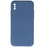 Coque en TPU de couleur marine tendance de 2 mm pour iPhone Xs Max