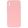 2.0mm Fashion Color TPU Hoesje voor iPhone Xs Max Roze