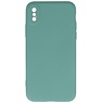 Funda de TPU de 2,0 mm para iPhone Xs Max, color verde oscuro