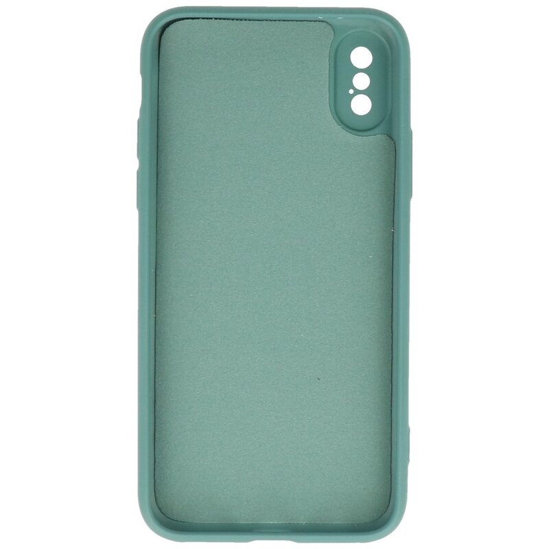 2.0mm Fashion Color TPU Case for iPhone Xs Max Dark Green
