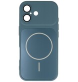 Kong Ning Serie KN - Custodia Magsafe per iPhone 16 Blu