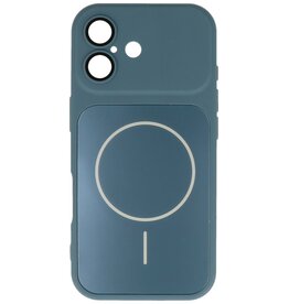 Kong Ning Serie KN - Custodia Magsafe per iPhone 16 Blu