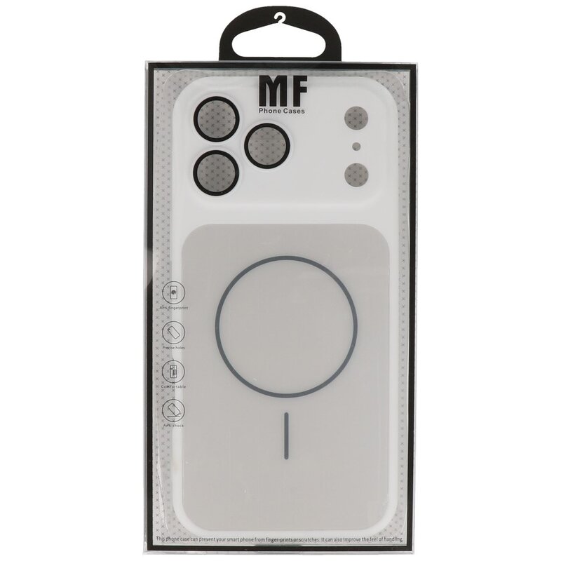 Kong Ning KN-Serie – MagSafe-Hülle für das iPhone 16 Pro Max, Weiß