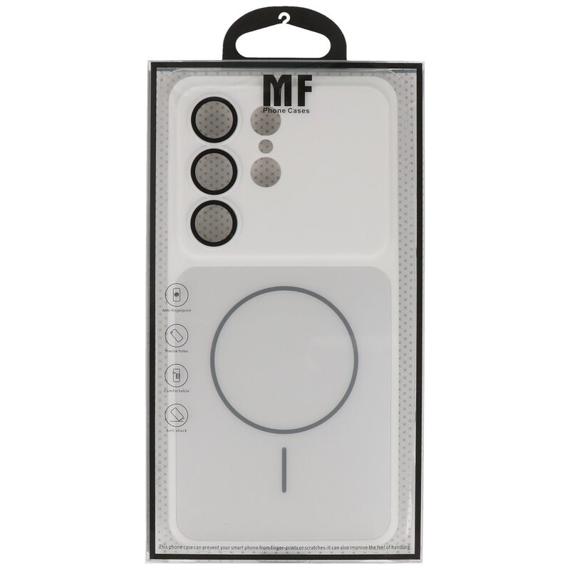 Kong Ning Serie KN - Custodia Magsafe per Samsung Galaxy S26 Ultra bianca