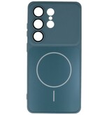 Kong Ning Serie KN - Custodia Magsafe per Samsung Galaxy S26 Ultra Blu