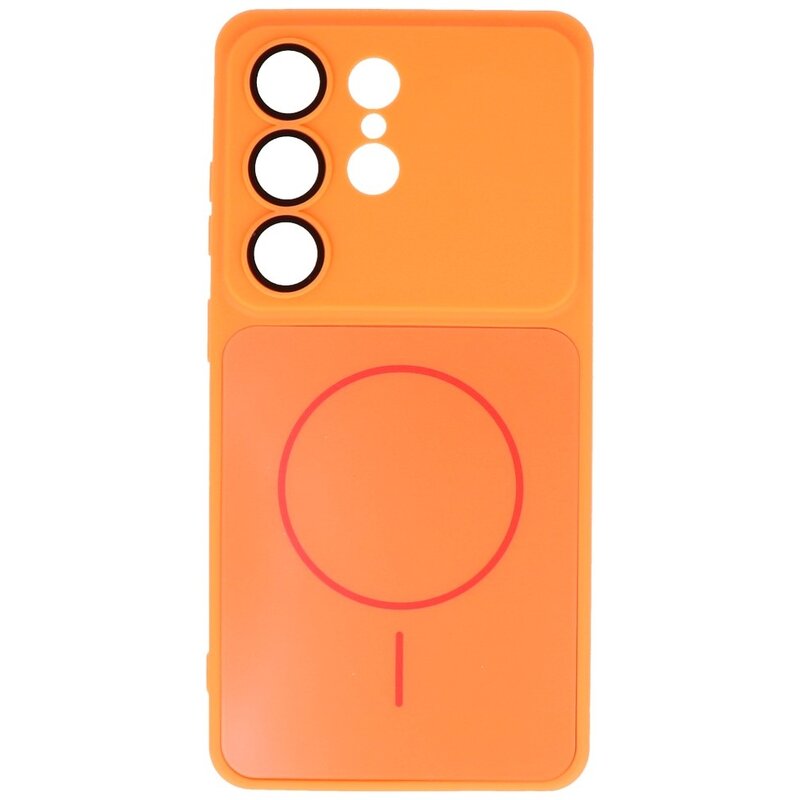 Kong Ning KN Serie - Magsafe Hoesje voor de Samsung Galaxy S26 Ultra Oranje