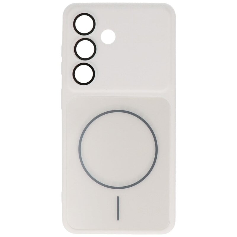 Kong Ning Serie KN - Custodia Magsafe per Samsung Galaxy S26 bianca