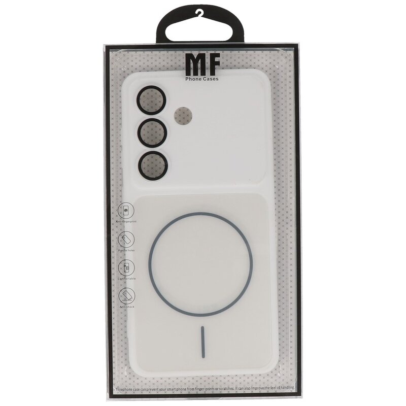 Kong Ning KN Serie - Magsafe Hoesje voor de Samsung Galaxy S26 Wit