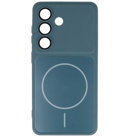 Kong Ning Serie KN - Funda Magsafe para Samsung Galaxy S26 Azul