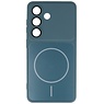 Kong Ning Serie KN - Funda Magsafe para Samsung Galaxy S26 Azul
