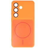 Kong Ning Serie KN - Custodia Magsafe per Samsung Galaxy S26 Arancione