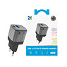 NCC Oplader GaN YC Series CD-0102 20W USB-A + C Charger - Black