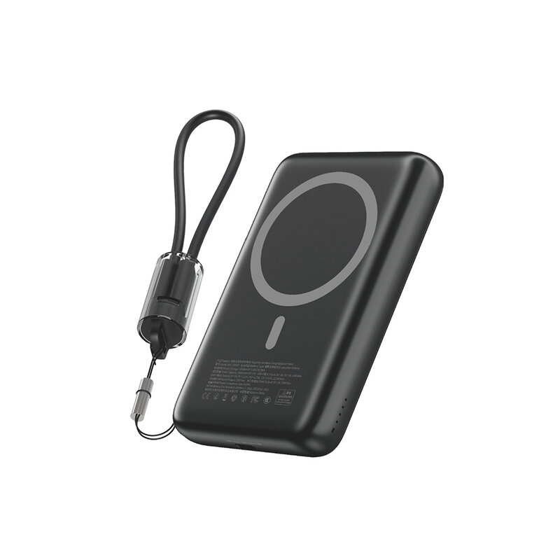 NCC Powerbank NCC Powerbank WS-T193BP XN Series 10000mAh 22.5W Magnetic Snel Oplader - Zwart