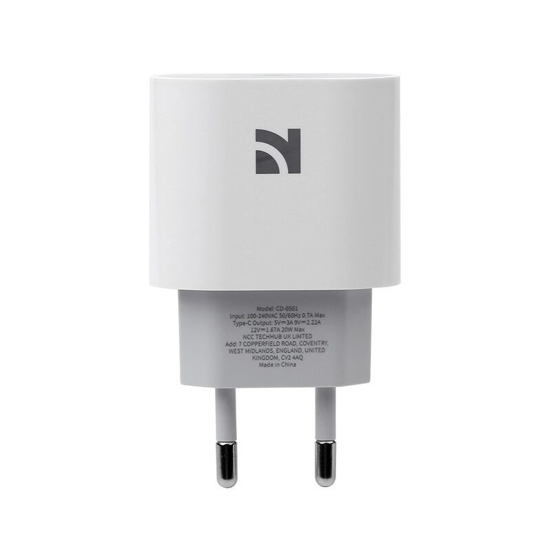 NCC Oplader Chargeur USB-C 20 W NCC CD-0501 - Blanc