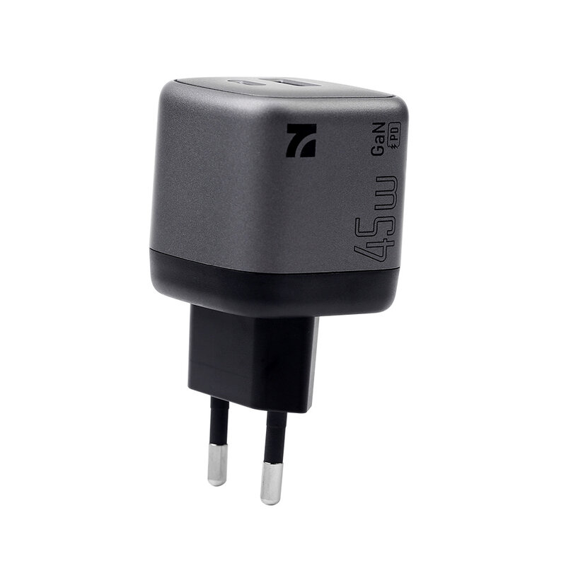 NCC Oplader NCC GaN RC Series CD-0202 45W USB-A + C Oplader - Zwart