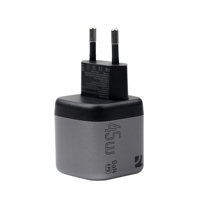 NCC Oplader Caricabatterie NCC GaN RC Series CD-0202 45W USB-A + C - Nero