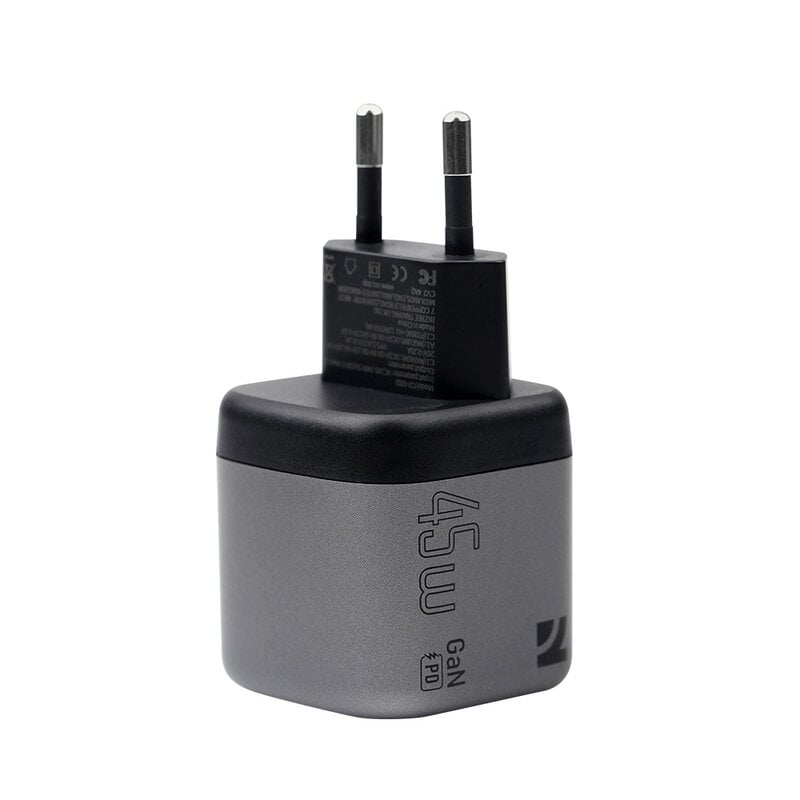 NCC Oplader Chargeur USB-A + C 45 W NCC GaN RC Series CD-0202 - Noir