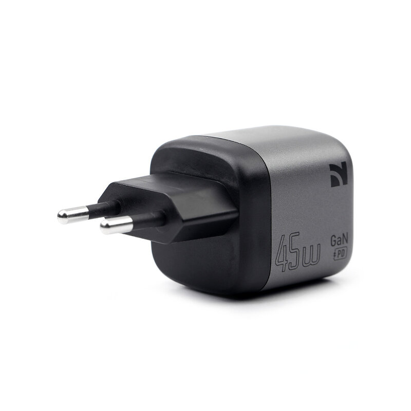 NCC Oplader Cargador NCC GaN RC Series CD-0202 de 45 W USB-A + C - Negro