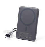 NCC Powerbank Batterie externe NCC WS-T192BP série XN 5000 mAh, chargeur magnétique rapide 20 W - Noir