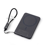 NCC Powerbank Batterie externe NCC WS-T192BP série XN 5000 mAh, chargeur magnétique rapide 20 W - Noir