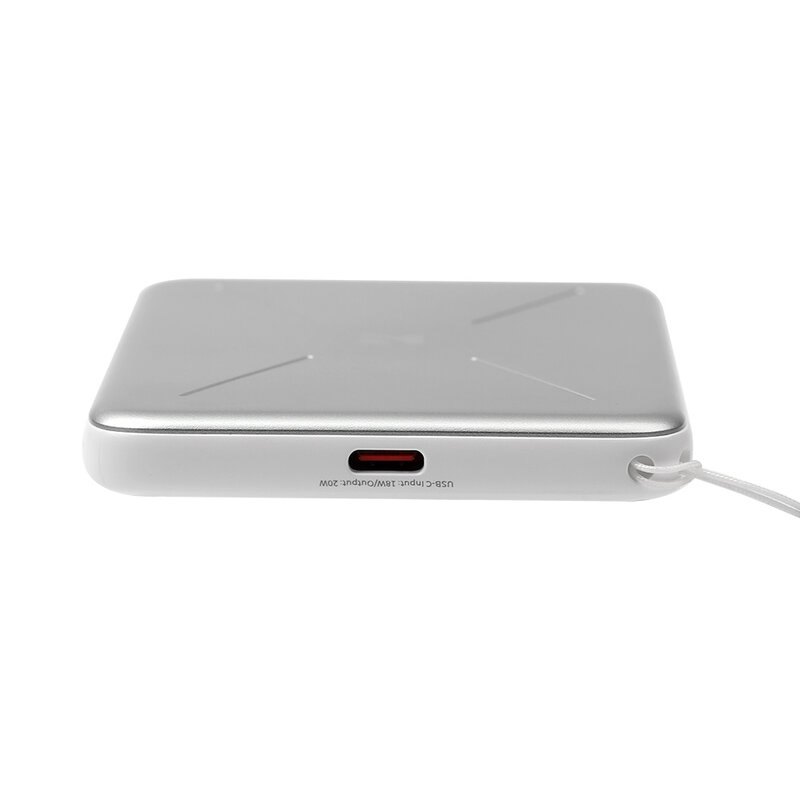 NCC Powerbank Cargador rápido magnético NCC Powerbank WS-T192BP Serie XN de 5000 mAh y 20 W - Blanco