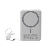 NCC Powerbank Cargador rápido magnético NCC Powerbank WS-T193BP Serie XN de 10 000 mAh y 22,5 W - Blanco