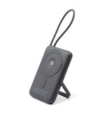 NCC Powerbank NCC Powerbank WS-T185BLF SC Serie 10000mAh 22,5W Magnetisches Schnellladegerät mit Standfunktion - Dunkelgrau