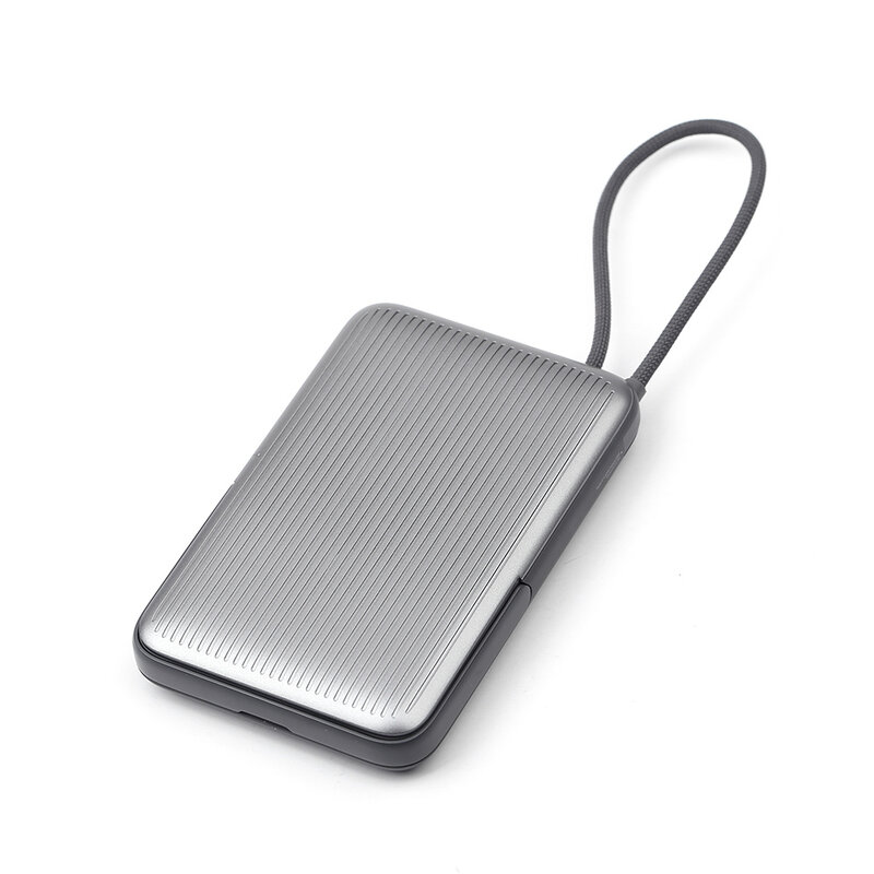 NCC Powerbank Batterie externe NCC WS-T185BLF série SC 10 000 mAh, chargeur magnétique rapide 22,5 W avec fonction support - Gris foncé