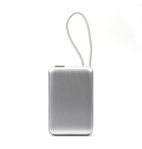 NCC Powerbank Cargador rápido magnético NCC Powerbank WS-T185BLF Serie SC de 10 000 mAh y 22,5 W con función de reposo - Gris claro