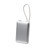 NCC Powerbank Cargador rápido magnético NCC Powerbank WS-T185BLF Serie SC de 10 000 mAh y 22,5 W con función de reposo - Gris claro