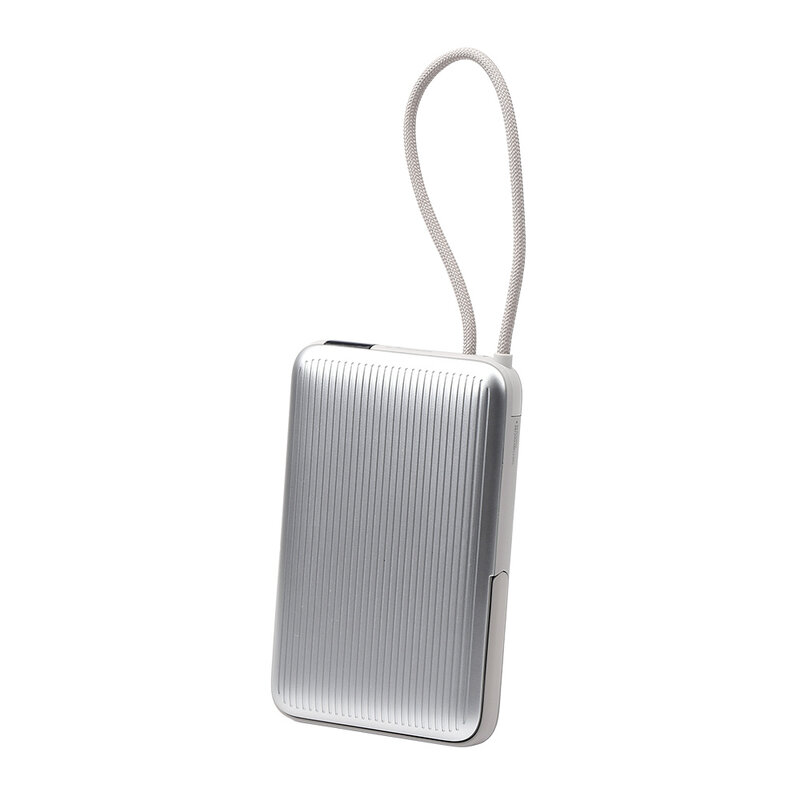 NCC Powerbank NCC Powerbank WS-T185BLF SC Series 10000mAh 22.5W Magnetisk Hurtigoplader med Ståfunktion - Lysegrå