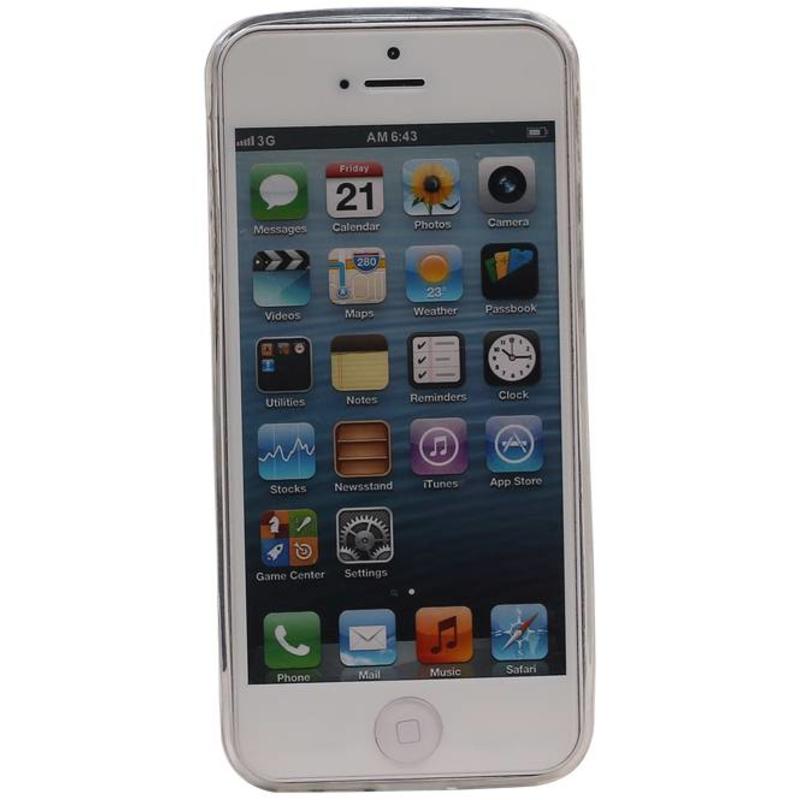 Transparent-TPU für iPhone 5 / 5S Ultradünnes