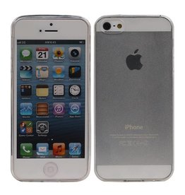 Caso de TPU transparente para iPhone 5 / 5S ultrafina