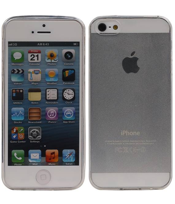 Transparent TPU Case for iPhone 5 / 5S Ultra-thin