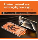 Zerodust Zerodust Hærdet Glas med Monteringsramme til iPhone 17 (Tyk Lim) Bulk