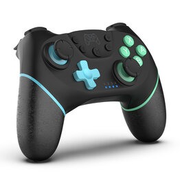 DOBE Controller di gioco wireless (SW001) - Blu e verde
