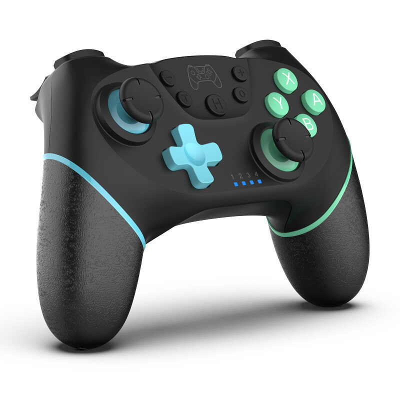 DOBE Kabelloser Gamecontroller (SW001) – Blau und Grün