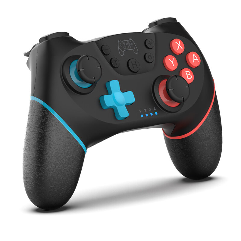 DOBE Manette de jeu sans fil (SW001) - Bleue et rouge