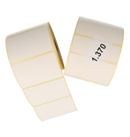 Etiketten Thermische Etiket 76 x 51 mm, Kern 25 mm, 1370 Etiketten per Rol