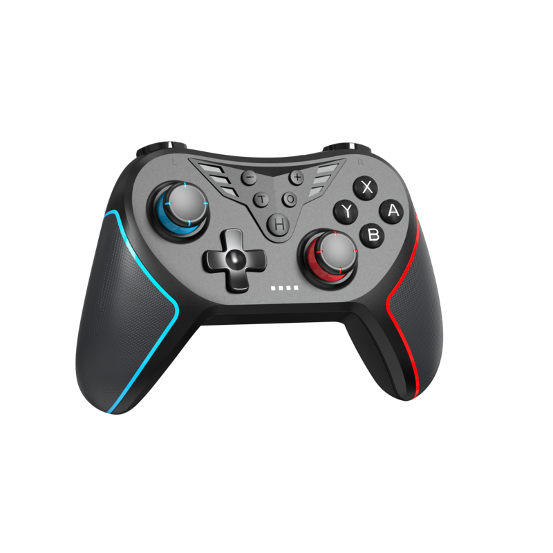 DOBE Kabelloser Gamecontroller (Modell: T43) – Schwarz – Grün