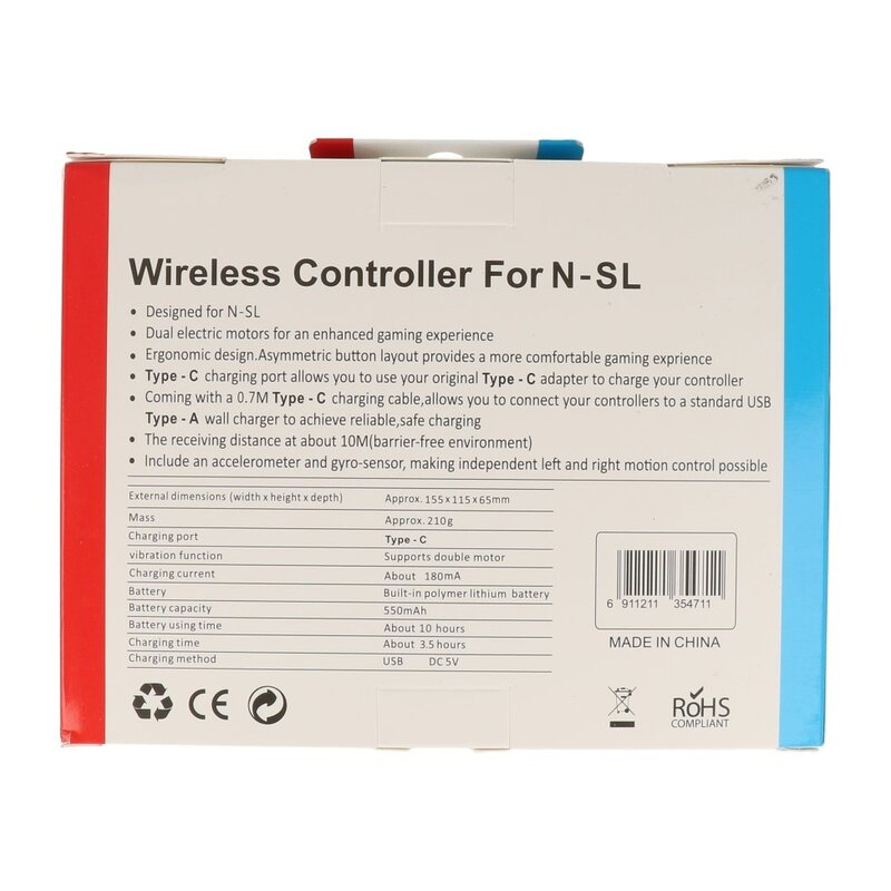 DOBE Trådløs spilcontroller (model: T23) - Sort