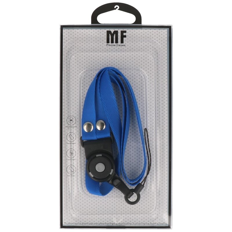 MF Touwtjes CSC Ropes for Phone Cases, Whistle or Badge D.Blauw
